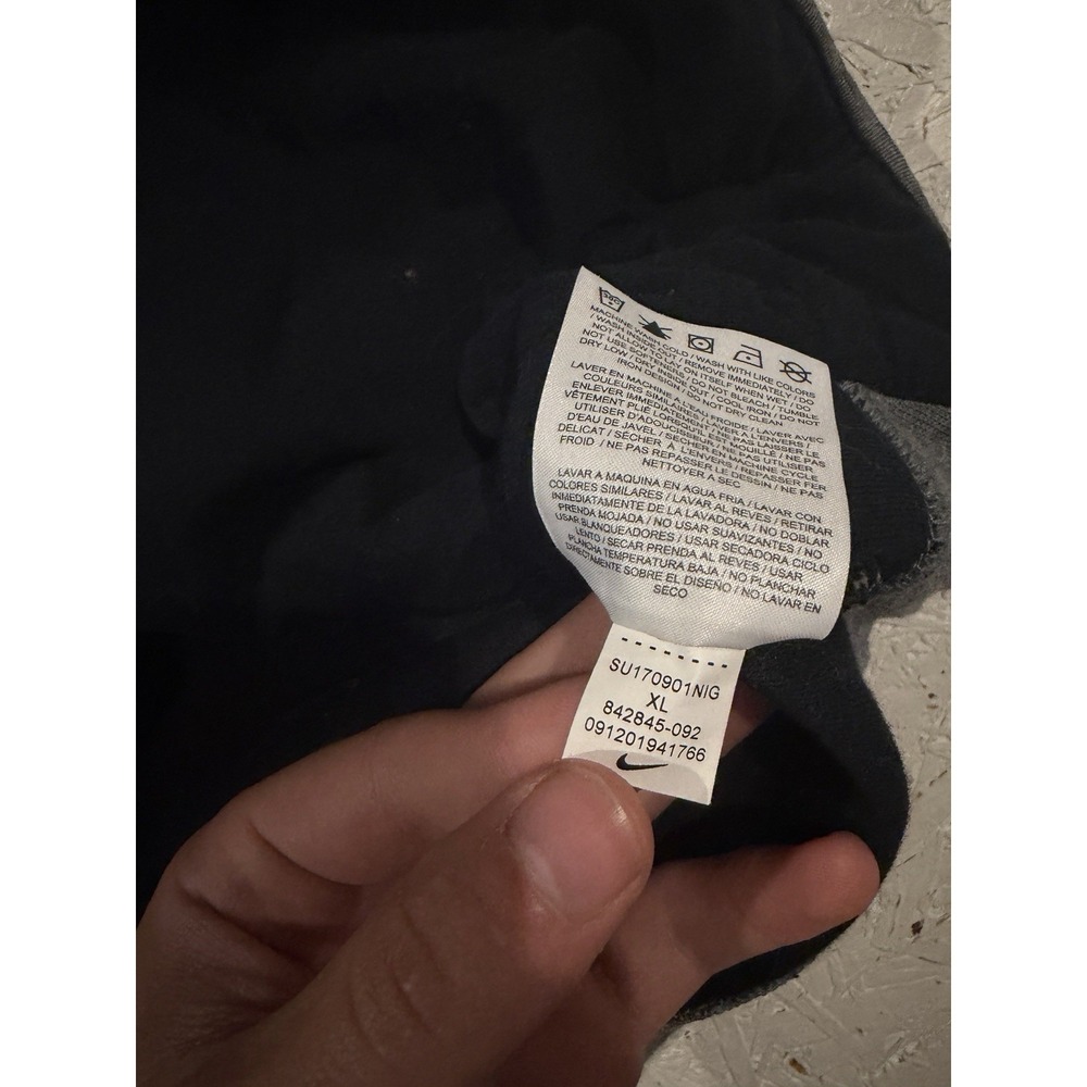 Nike Hoodie Womens XL Gray Tech Fleece Full Zip Jumper Swoosh Jacket Top 842845 - Picture 9 of 10